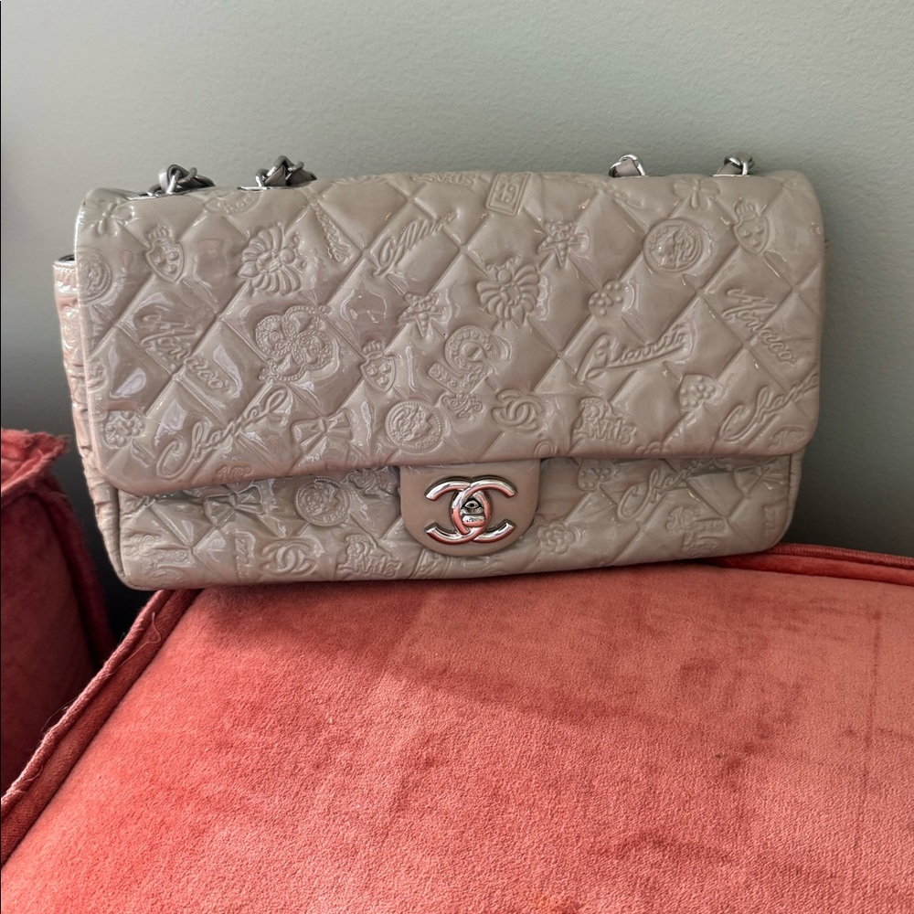 Chanel Lucky Charms Flap Bag – Beige Patent Leather – Limited Edition 2010/11